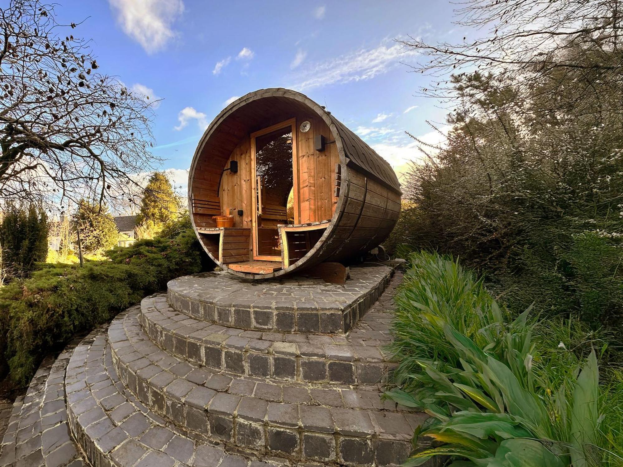 Wellness Tuin - Ultieme Partner Beleving - St Hubertus Suite Met Jacuzzi ,Openhaard, Prive Hottub En Prive Sauna In Jachthut Stijl Horst Ngoại thất bức ảnh
